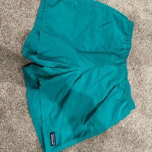 Patagonia Blue Athletic Shorts Lightweight Elastic Waist